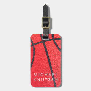 Personalized Basketball Luggage Tag