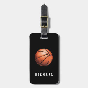 Personalized Basketball Luggage Tag