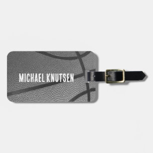 Personalized Basketball Luggage Tag