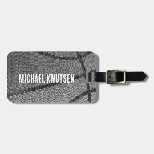 Personalized Basketball  Luggage Tag