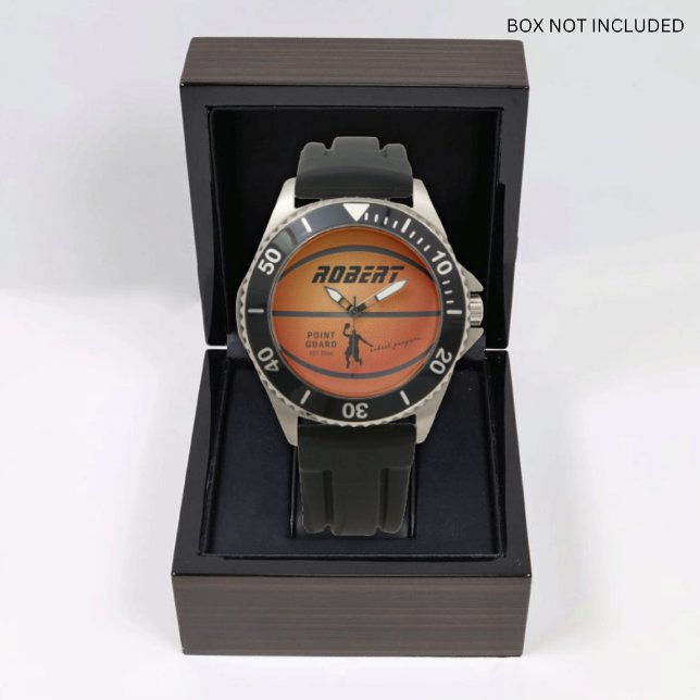 Personalized Basketball Men's Wrist Watch (Creator Uploaded)