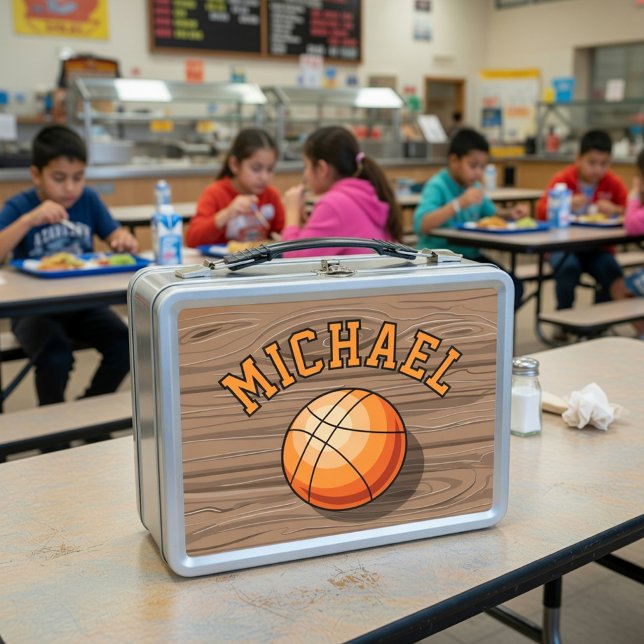 Personalized Basketball Metal Lunchbox (Creator Uploaded)