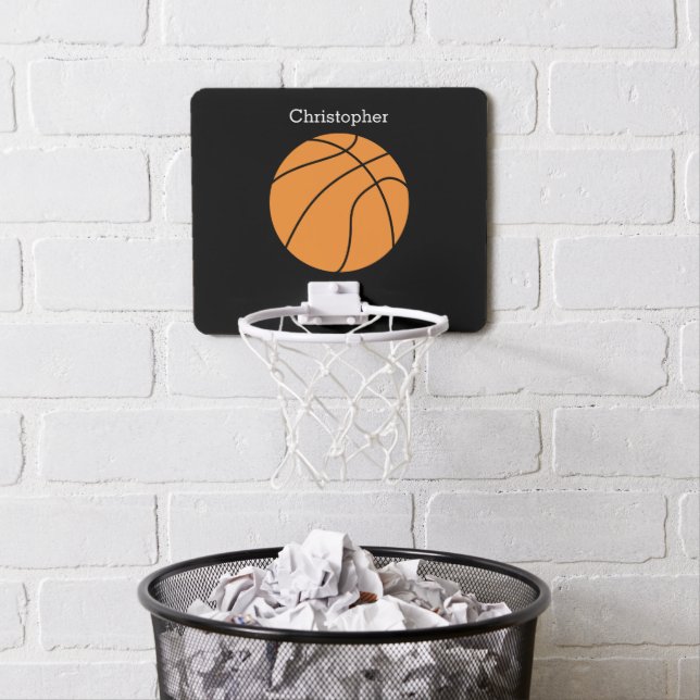 Personalized Basketball Mini Basketball Hoop (In Situ)