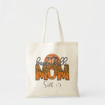 Personalized Basketball Mom Tote Bag