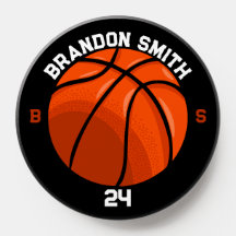 Personalized Basketball Name & Number PopSocket