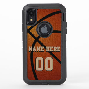 Personalized Basketball Phone Cases, OTTERBOX OtterBox Defender iPhone XR Case