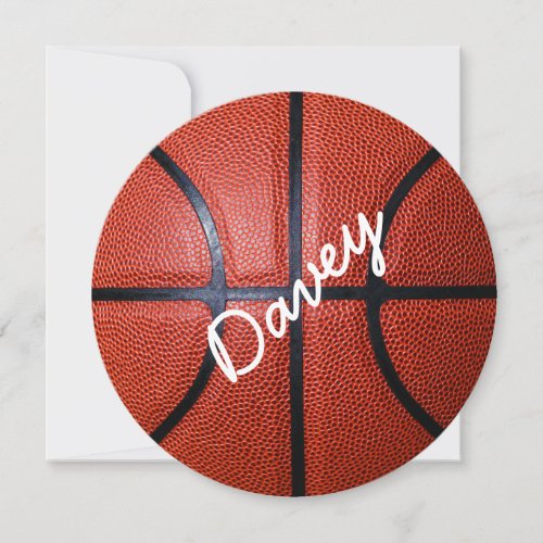 Personalized Basketball Photo Design