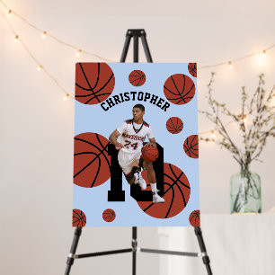 Personalized Basketball Player Foam Board
