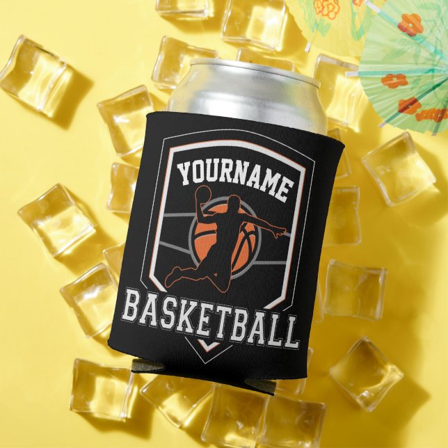 Personalized Basketball Player NAME Slam Dunk Team Can Cooler (In Situ Summer)