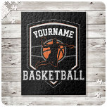 Personalized Basketball Player NAME Slam Dunk Team Jigsaw Puzzle<br><div class="desc">Personalized Basketball Player NAME Slam Dunk Sports Team Design - Customize with your Name or Custom Text!</div>