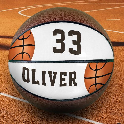 Personalized Basketball Players Name and Number
