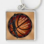 Personalized, Basketball Senior Gifts, Basketball  Keychain