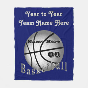 Personalized Basketball Senior Night Gifts Blanket