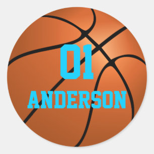Personalized Basketball Stickers