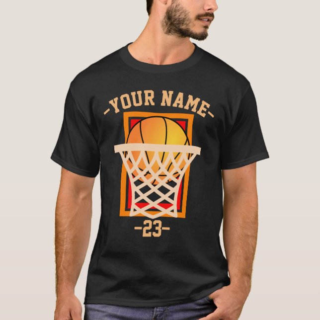 Personalized Basketball T-Shirt (Front)
