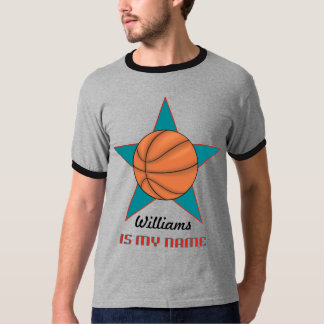 Personalized Basketball T-Shirt  Back