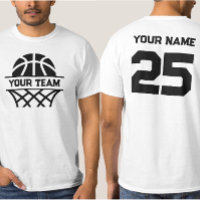 Personalized Basketball Team Name, Your Name & Num