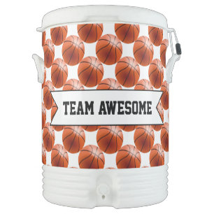 Personalized Basketball Team or Name Beverage Cooler