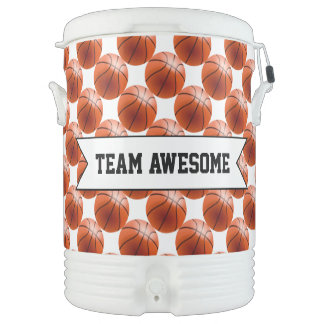 Personalized Basketball Team or Name Beverage Cooler