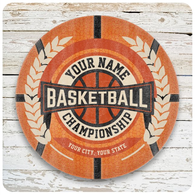 Personalized Basketball Team Player Custom Athlete Cutting Board (Creator Uploaded)