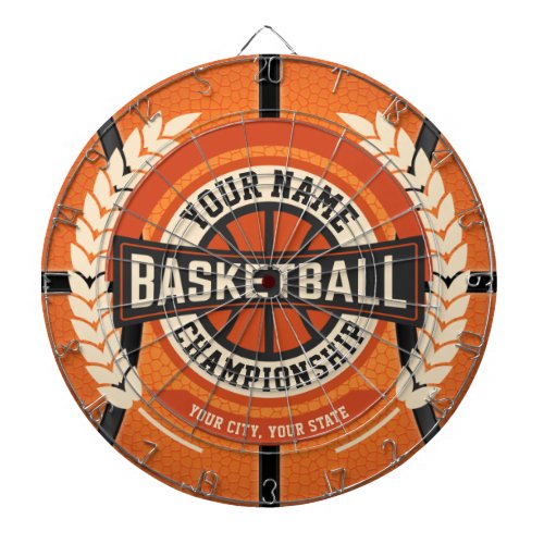 Personalized Basketball Team Player Custom Athlete Dart Board
