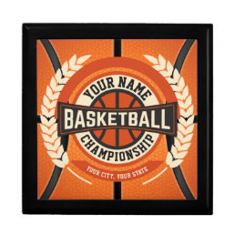 Personalized Basketball Team Player Custom Athlete Gift Box