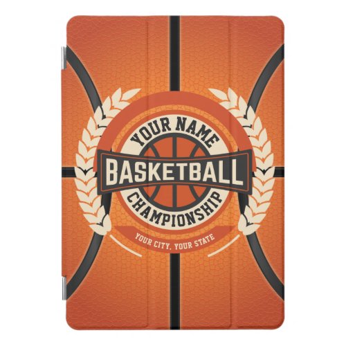Personalized Basketball Team Player Custom Athlete iPad Pro Cover