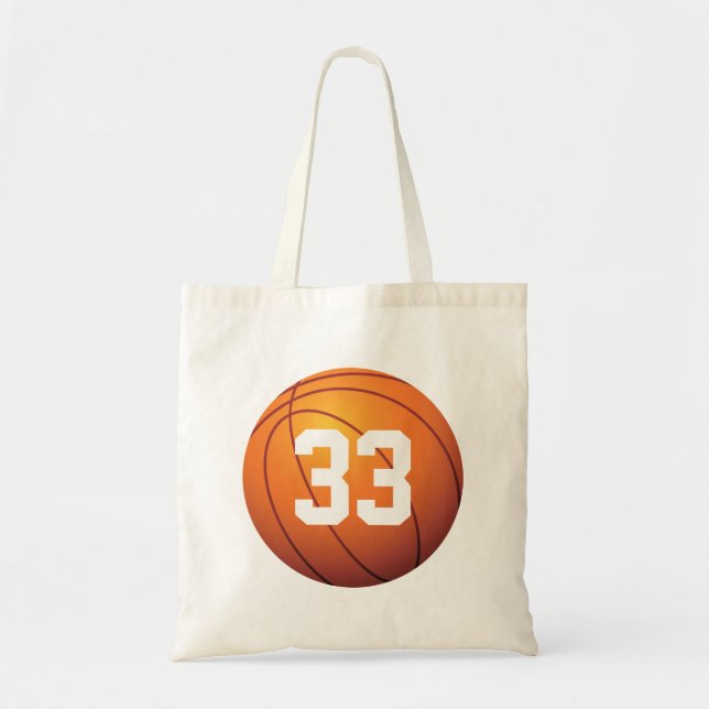 Personalized Basketball Tote Bag (Front)