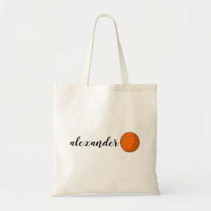 Personalized Basketball Tote Bag, Basketball Tote Bag