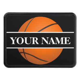 Personalized Basketball Trailer Hitch Cover