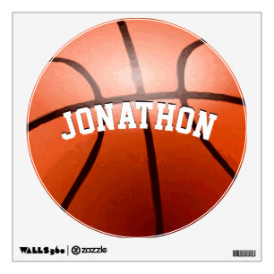 Personalized Basketball Wall Decal