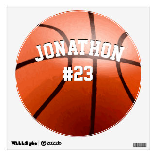 Personalized Basketball Wall Decal