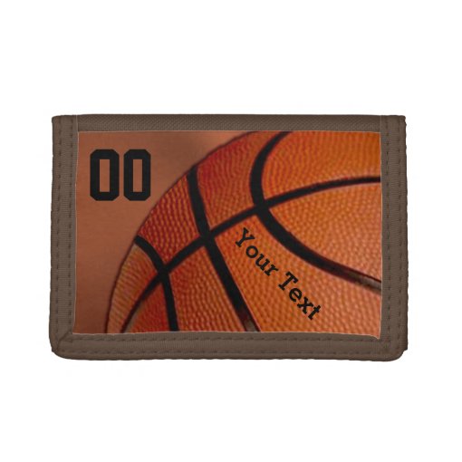 PERSONALIZED Basketball Wallets for Team or Player | Zazzle