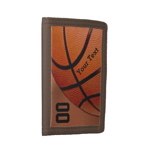 PERSONALIZED Basketball Wallets for Team or Player Zazzle
