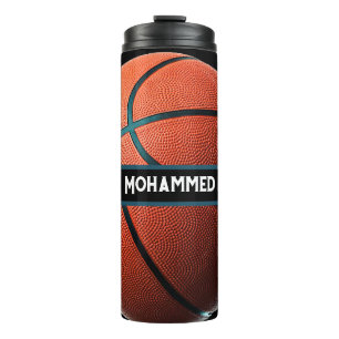 Personalized Basketball Water Bottle Custom Sport