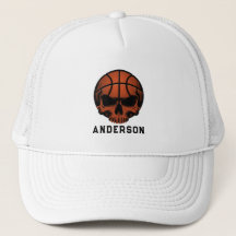 Personalized Basketball Wings Trucker Hat name