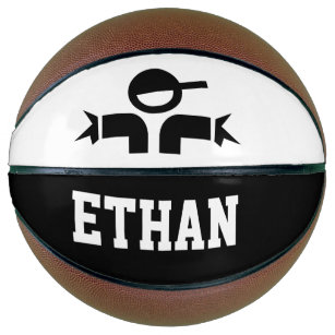 Personalized basketball with custom kid's name
