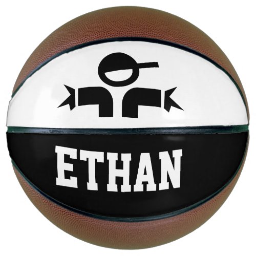 Personalized basketball with custom kids name