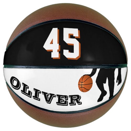 Personalized Basketball with Players Name Number