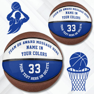 Personalized Basketballs in Your Colors and Text