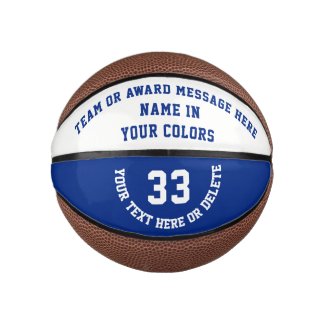 Personalized Basketballs in Your Colors and Text Basketball