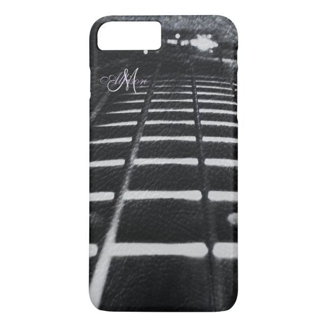Personalized Bass Guitar Music iPhone 7 Case (Back)