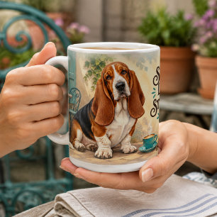 Personalized Basset Hound Strong Coffee Mug