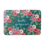 Personalized Bath Mat Hello Gorgeous at Zazzle