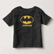 Personalized Batman Symbol | Oval Logo Toddler T-shirt