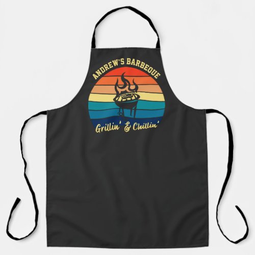 Personalized BBQ _ Chilling and Grilling Apron