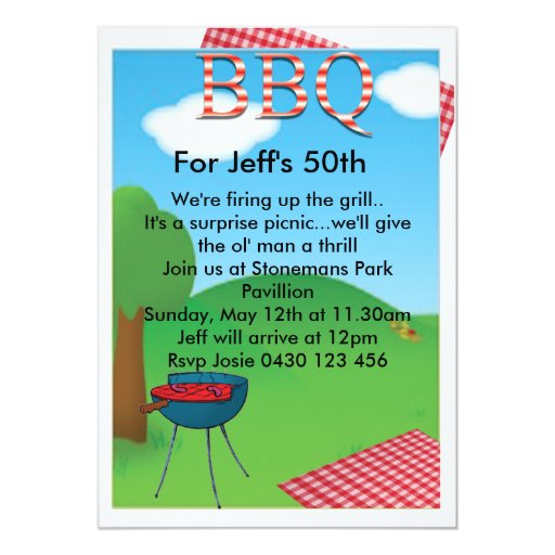 Unique Barbecue Invitations 4