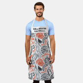 Personalized BBQ Grill Chef Barbecue Master Apron | Zazzle