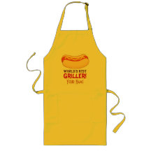 Personalized BBQ Hot Dog Grilling Apron Gift