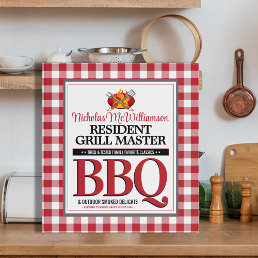 Personalized BBQ Recipe Binder